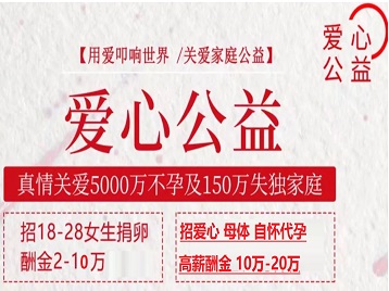 将乐捐卵助孕生子 爱心志愿者招募